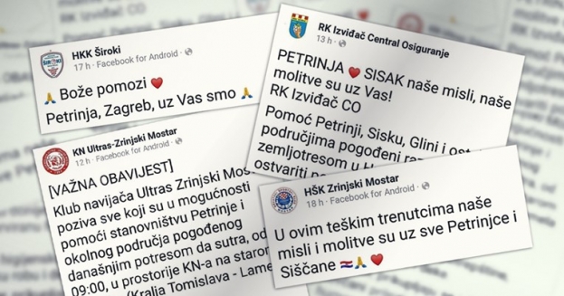 Klubovi iz Mostara i Ljubuškog šalju pomoć Hrvatskoj: