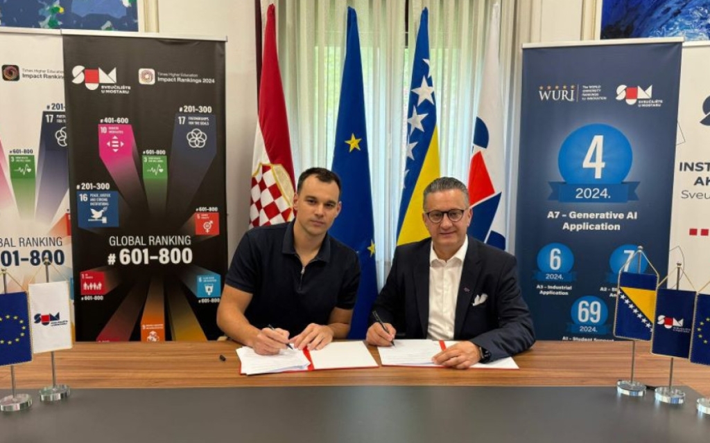 Sveučilište u Mostaru dodijelilo ugovor o stipendiranju rukometašu Marinu Mariću