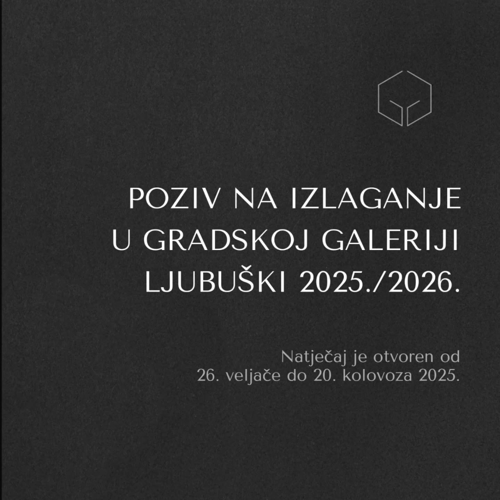 Poziv na izlaganje u gradskoj galeriji Ljubuški