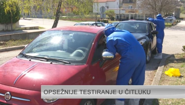 “Drive in” testiranje na koronavirus u Čitluku [video]