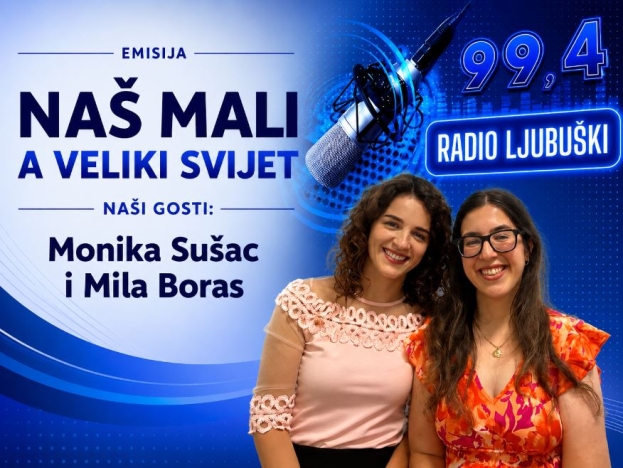 Monika Sušac i Mila Boras u emisiji „Naš mali, a veliki svijet“