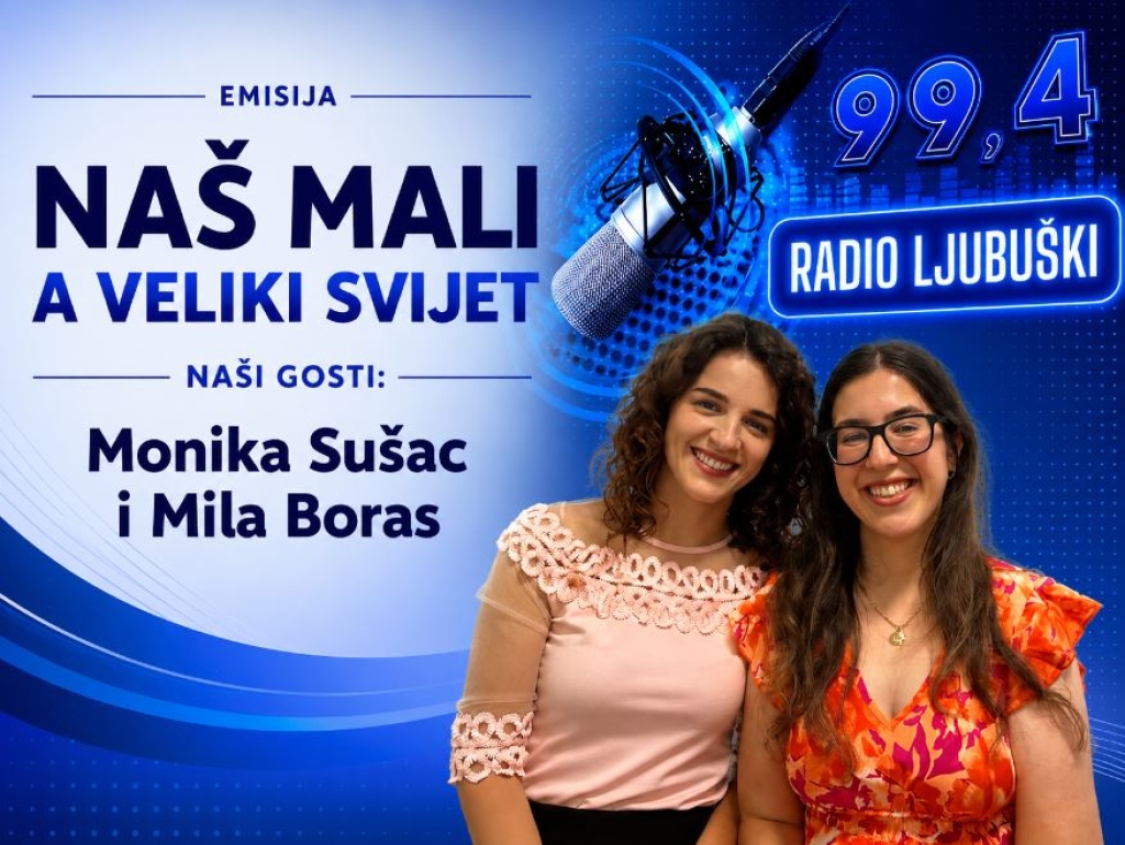 Monika Sušac i Mila Boras u emisiji „Naš mali, a veliki svijet“