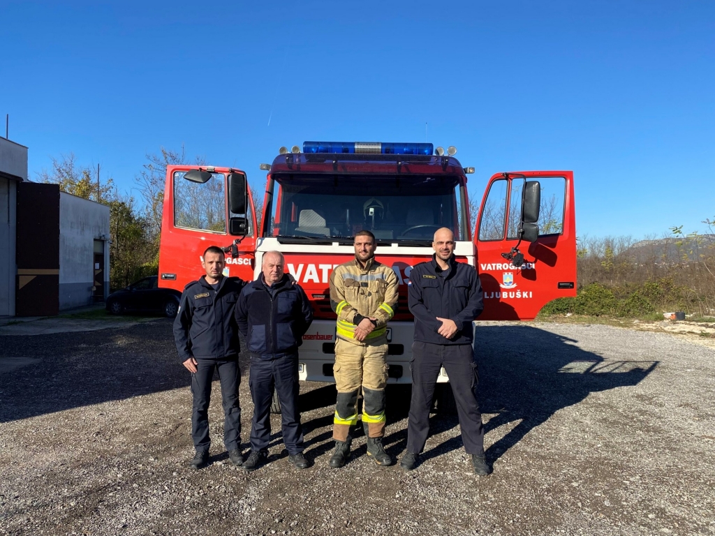 Profesionalna vatrogasna postrojba Ljubu&scaron;ki: 2025. obilježena brojnim intervencijama, suradnjom i pomoći građana